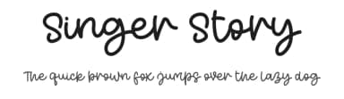 Singer Story by Letterafa Studio — Script Handwritten Font — thumbnail 1