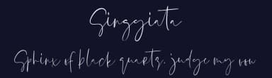 Singgiata by Etigletters — Script Handwritten Font — thumbnail 2