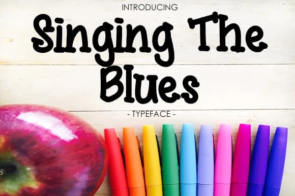 Singing the Blues Font by yh.seaofknowledge — Script Handwritten Font