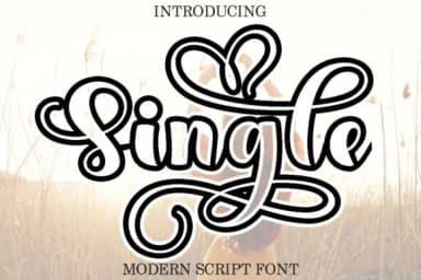 Single Outline Font by Ws Studio — Script Handwritten Font — thumbnail 1
