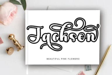 Single Outline Font by Ws Studio — Script Handwritten Font — thumbnail 5