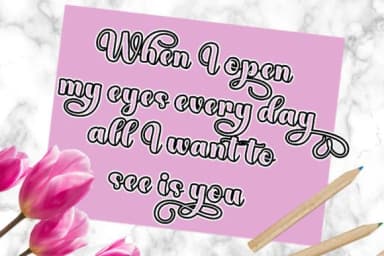 Single Outline Font by Ws Studio — Script Handwritten Font — thumbnail 6