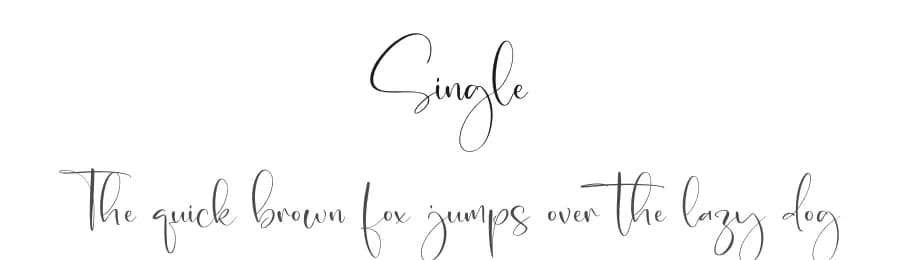Single by Integritype Studio — Script Handwritten Font