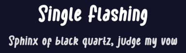 Single Flashing by FreshtypeINK — Script Handwritten Font — thumbnail 2