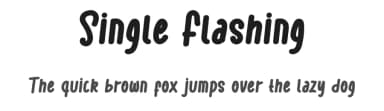 Single Flashing by FreshtypeINK — Script Handwritten Font — thumbnail 1