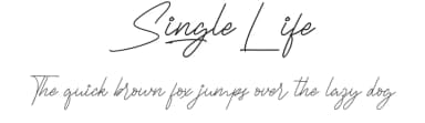 Single Life by Noah Type — Script Handwritten Font — thumbnail 1