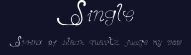 Single by LU MAR Diseño Gráfic — Script Handwritten Font — thumbnail 2