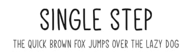 Single Step by Md Shohail Bhuian — Script Handwritten Font — thumbnail 1