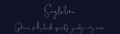 Singletone by Sronstudio — Script Handwritten Font — thumbnail 2