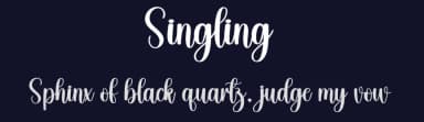 Singling by Scratchones — Script Handwritten Font — thumbnail 2