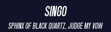 Singo by Ferry Ardana Putra — Sans Serif Font — thumbnail 2
