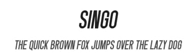 Singo by Ferry Ardana Putra — Sans Serif Font — thumbnail 1