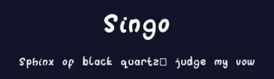Singo by SSI.Scraps — Script Handwritten Font — thumbnail 2