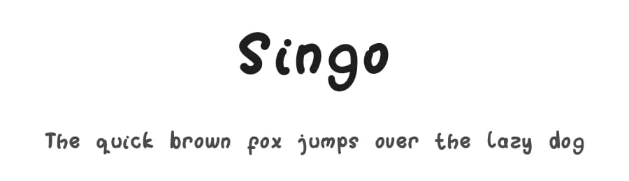 Singo by SSI.Scraps — Script Handwritten Font