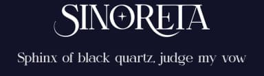 Sinoreta by Måns Grebäck — Serif Font — thumbnail 2