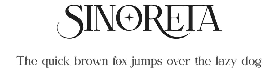 Sinoreta by Måns Grebäck — Serif Font