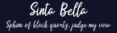 Sinta Bella by Graphix Line Studio — Script Handwritten Font — thumbnail 2