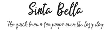 Sinta Bella by Graphix Line Studio — Script Handwritten Font — thumbnail 1