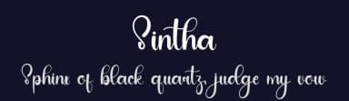 Sintha by PiPi Creative STUDIO — Script Handwritten Font — thumbnail 2