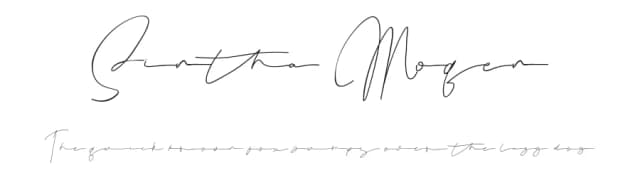 Sintha Moqen by BrandSemut — Script Handwritten Font
