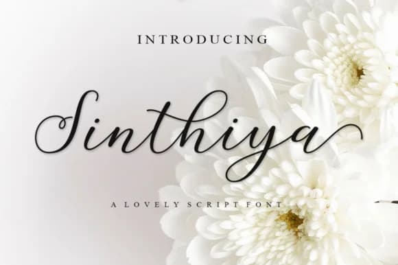 Sinthiya Script Font by supotype — Script Handwritten Font