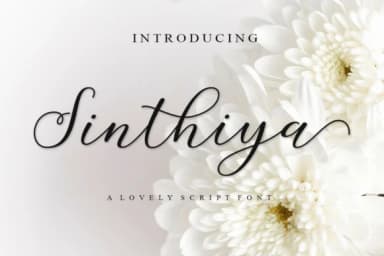 Sinthiya Script Font by supotype — Script Handwritten Font — thumbnail 1