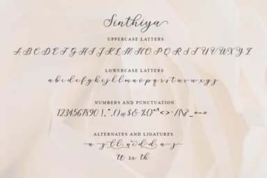 Sinthiya Script Font by supotype — Script Handwritten Font — thumbnail 6