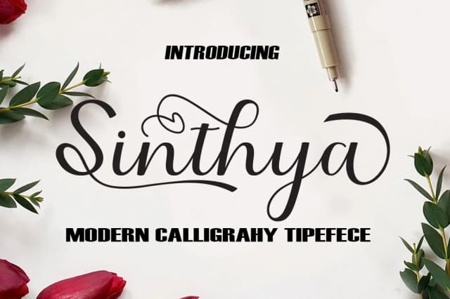 Sinthya Font by saidi studio — Script Handwritten Font