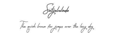 Sintyabelinda by Zeenesia Studio — Script Handwritten Font — thumbnail 1
