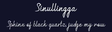Sinullingga by Rhidtype — Script Handwritten Font — thumbnail 2