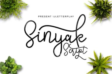 Sinyak Script Font by Ijem RockArt — Script Handwritten Font — thumbnail 1
