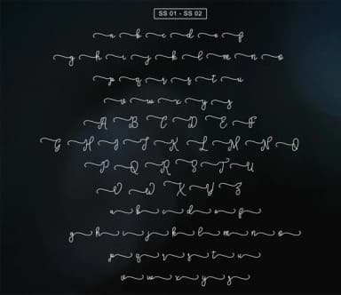 Sinyak Script Font by Ijem RockArt — Script Handwritten Font — thumbnail 9