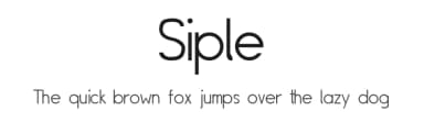 Siple by Tomoyuki "Tee-Wat" Watanabe — Sans Serif Font — thumbnail 1