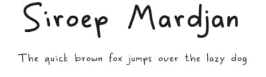 Siroep Mardjan by Pria Admaja — Script Handwritten Font — thumbnail 1
