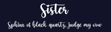 Sister by Scratchones — Script Handwritten Font — thumbnail 2