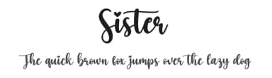 Sister by Scratchones — Script Handwritten Font — thumbnail 1