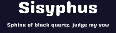 Sisyphus by YTY Digital TypeFoundry — Sans Serif Font — thumbnail 2