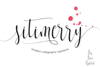 Sitimerry Font by BONJOURTYPE — Script Handwritten Font — thumbnail 1
