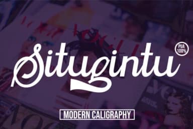 Situgintu Font by Fallengraphic — Script Handwritten Font — thumbnail 1