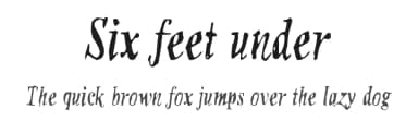 Six feet under by Juha Korhonen — Script Handwritten Font — thumbnail 1