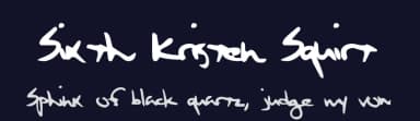 Sixth Kristen Squirt by Kreative Korporation — Script Handwritten Font — thumbnail 2