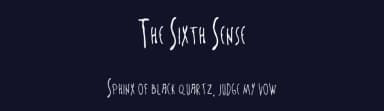 The Sixth Sense by Filmhimmel — Script Handwritten Font — thumbnail 2
