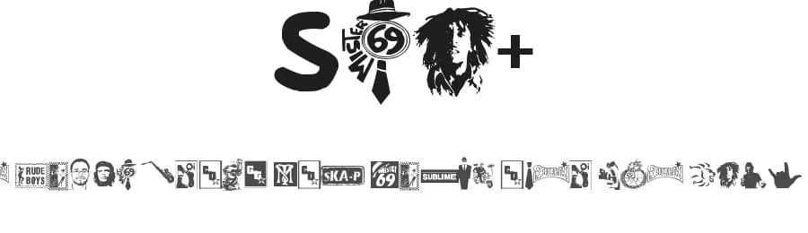 Ska+ by E. asia — Dingbats Font