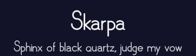 Skarpa by Aga Silva — Sans Serif Font — thumbnail 2