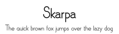 Skarpa by Aga Silva — Sans Serif Font — thumbnail 1