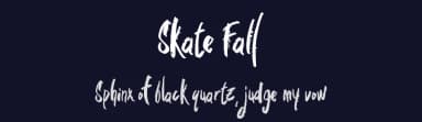 Skate Fall by Abraham Type (AldeDesign Studio) — Script Handwritten Font — thumbnail 2