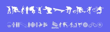 Skate by Woodcutter — Dingbats Font — thumbnail 3