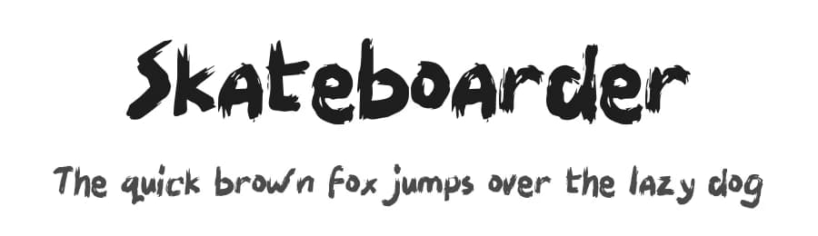 Skateboarder by Excellent Ritma Florendia — Script Handwritten Font