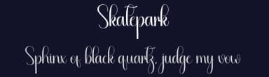 Skatepark by Andi Moz — Script Handwritten Font — thumbnail 2