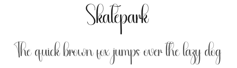 Skatepark by Andi Moz — Script Handwritten Font